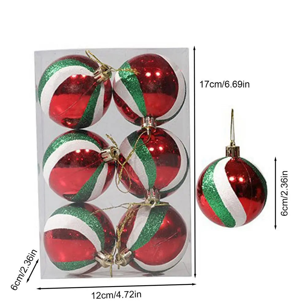 Bola de pendurar para árvore de Natal colorida