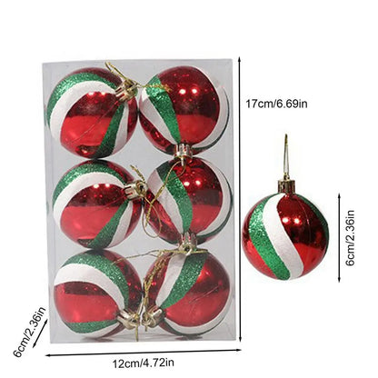 Bola de pendurar para árvore de Natal colorida