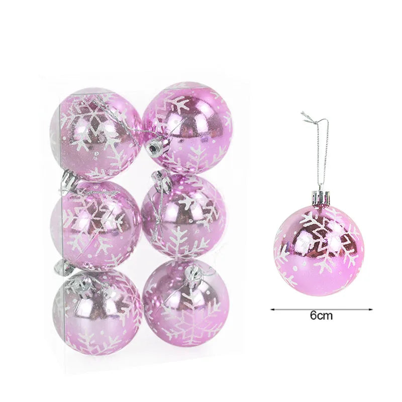 Bola de natal glitter Conjunto de 24 peças de decorações de Natal com bolas Natal  bolas