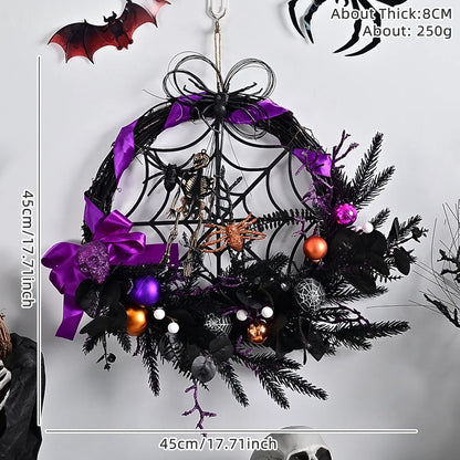 Guirlanda de Halloween com Videiras Roxas, Guirlanda de Halloween com Videiras Roxas