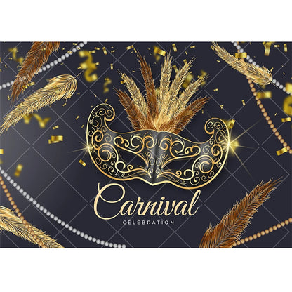 Carnaval, cenário fotográfico, roxo, verde, dourado, máscara, baile, dança, fundo máscaras