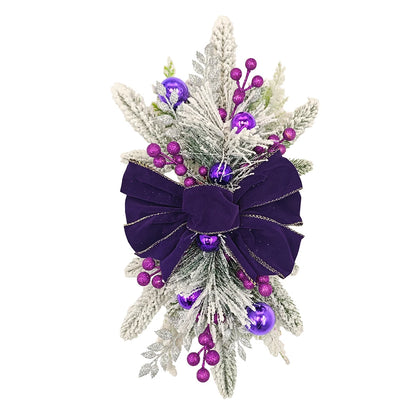 Guirlanda de Natal artificial pré-iluminada 1 unidades, lágrima de Natal sem fio com pinha