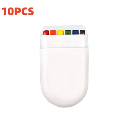 Caneta rosto bandeira torcida, caneta maquiagem para pintar uma bandeira no rosto, 6 cor