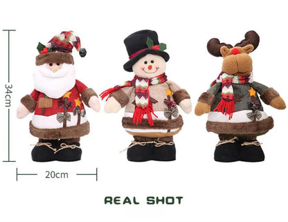 Boneco em pé de natal, presente Infantil, novidade, natal 60*18CM
