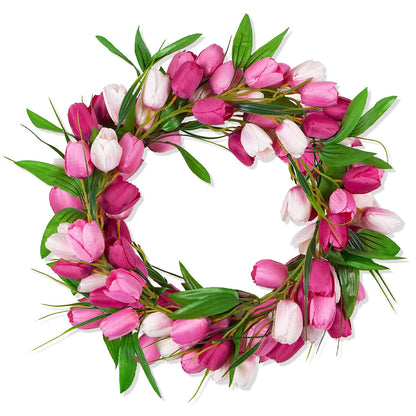 Coroa De Tulipas Do Dia Das Mães | Decoração De Portas