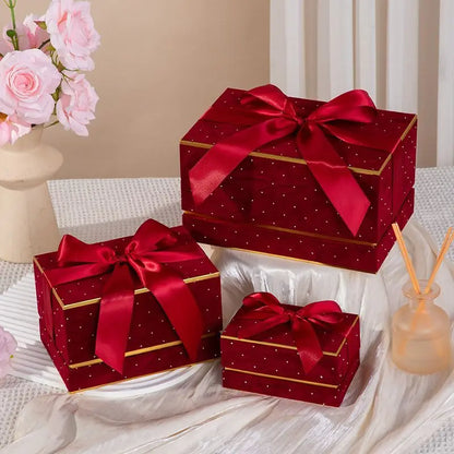 Caixa Natalina 1 Peça Caixas Cilíndricas Criativas para Decoração de Casamento Doces