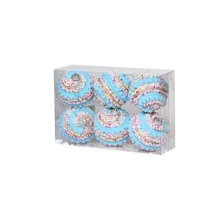 Bola de Natal 6 Peças De Bolas De Natal De Espuma, Pingente De Bolas