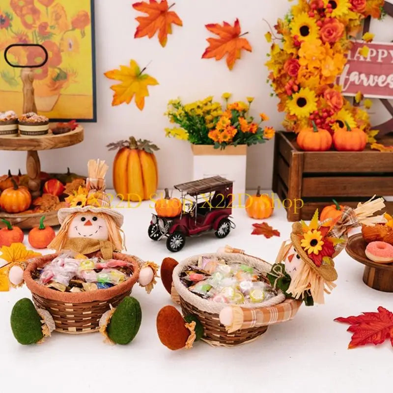 Decoração de espantalho Festa Junina  do festival da colheita, boneca pelúcia espantalhos