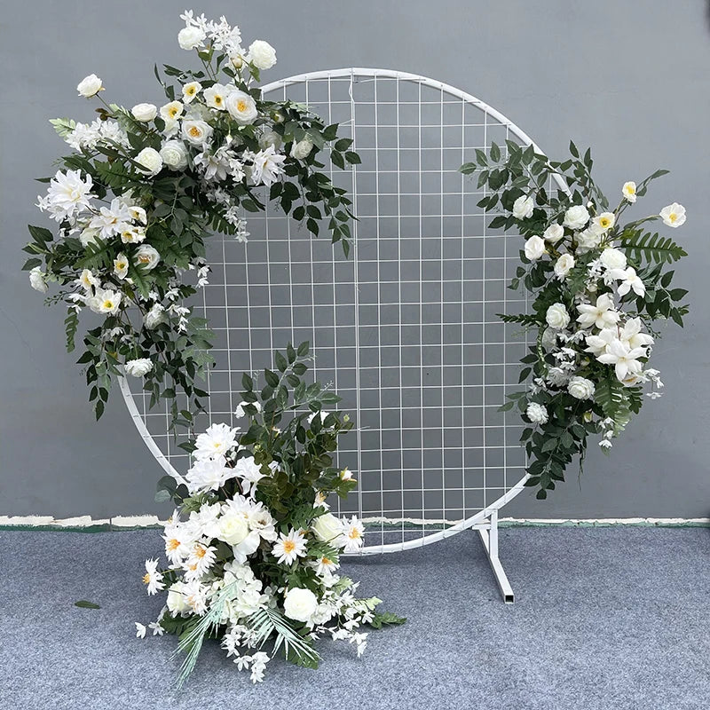 Arco De Casamento Com Flores Artificiais Decoração