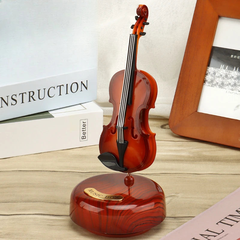 Caixa de música fonógrafo retrô clássico gramofone musical caixa mesa decoração