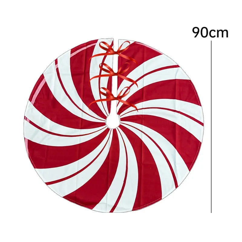 Saia para árvore de Natal, 75 até 122 cm, boneco de neve, rena, floco de neve, saia clássica