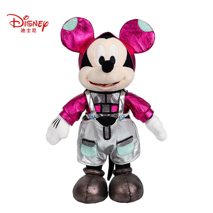 Disney Minnie Mouse Margarida/Pato Donald/Mickey, rosa e preto saia bolinhas pelúcia
