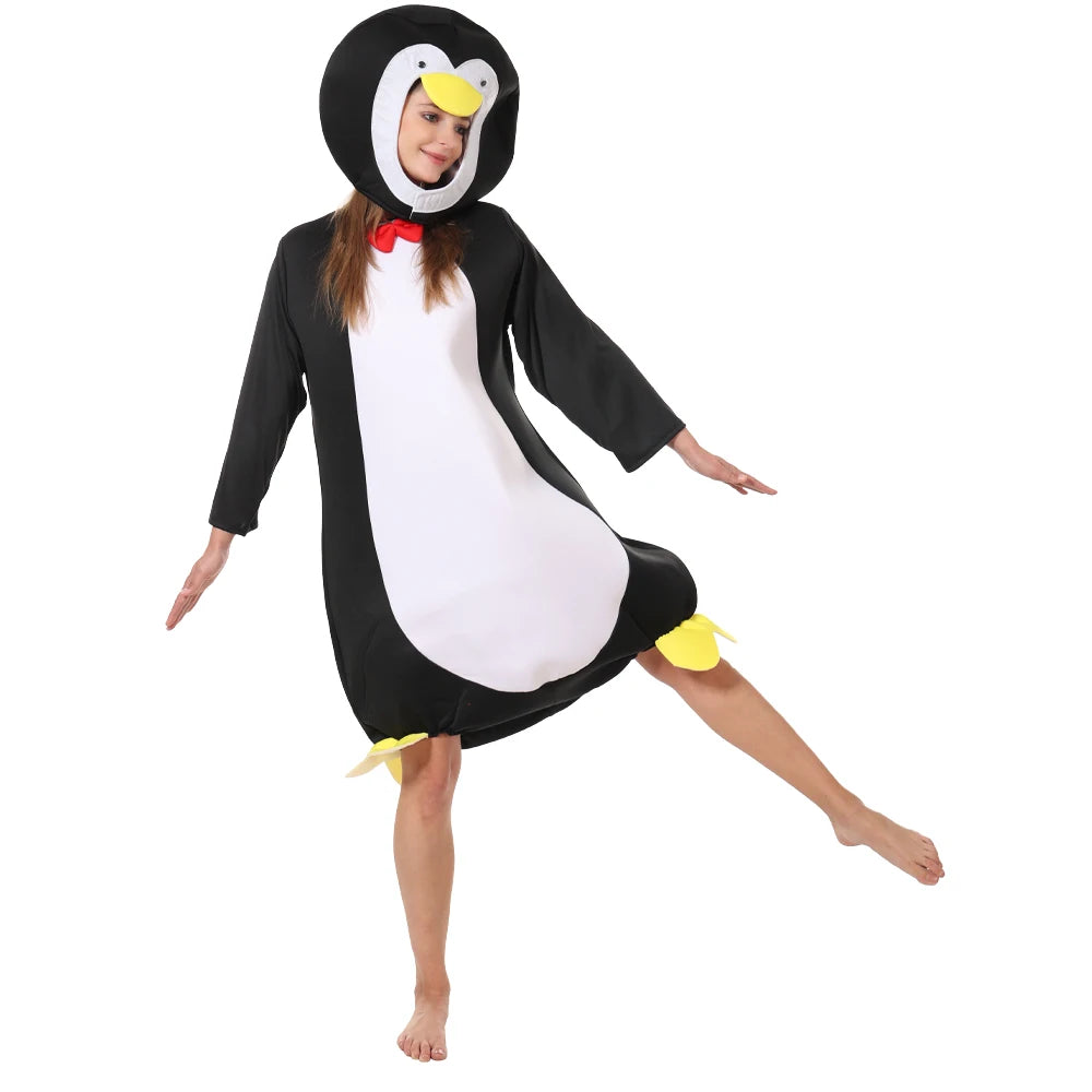 Fantasia de pinguim para mulheres Fantasia de barata para adultos