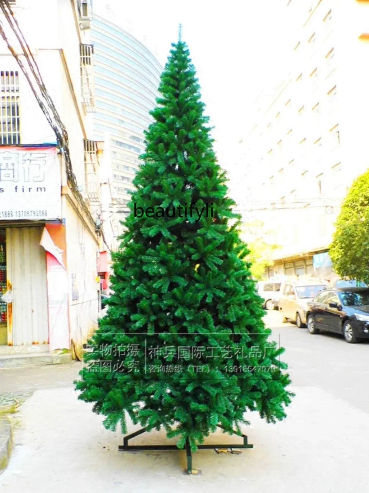 Árvore Pinheiro De Natal Modelo Super Luxo Cor Verde Green 3 metros a 5 metros