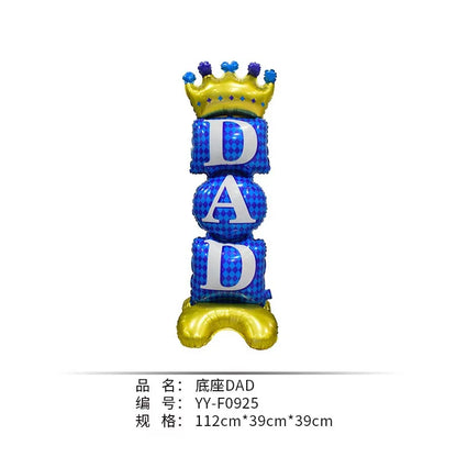 Balões grandes de pé para mamãe, balões gigantes de folha metálica autoportantes formato