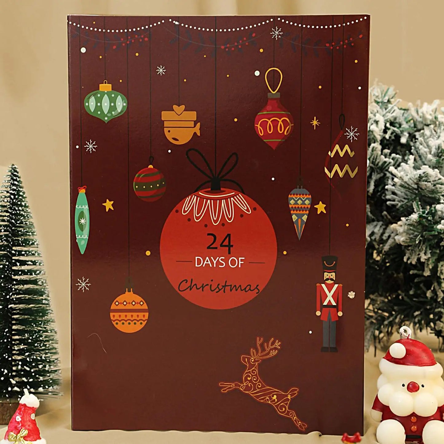 Calendário Advento Decorativo Faça Você Mesmo Seus Calendários do Advento Caixa