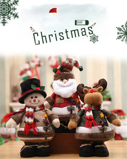 Boneco em pé de natal, presente Infantil, novidade, natal 60*18CM