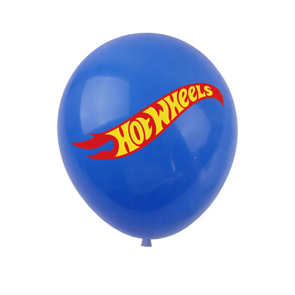 Kit Festa Hot Wheels com Balões e Decorações de Aniversário (23 peças)