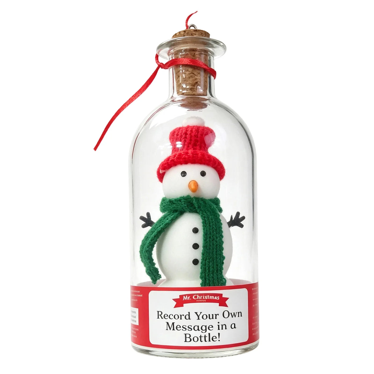 Garrafas Decorativas de Vidro com Gravador de Cenários em Miniatura Agradável  Mensagem (Enfeites de Natal)