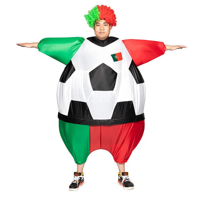 Copa Do Mundo fantasia inflável de para futebol da copa do mundo
