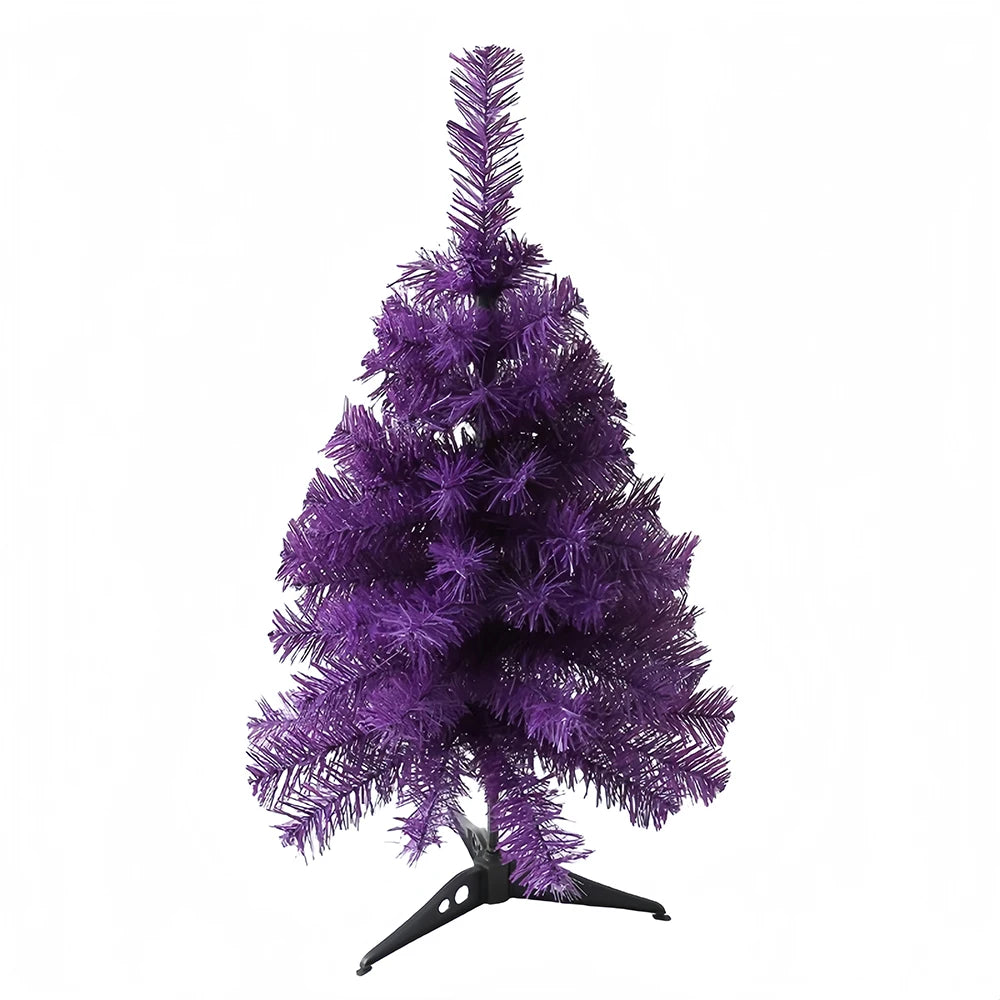 Mini Árvore de Natal Cinza/Branco 45cm/60cm (Entre 35 e 70 Galhos) Pinheiro Artificial