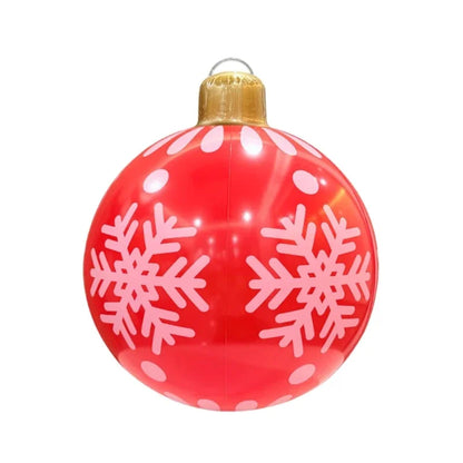 Bola Natal Inflável para Shopping Center e Bolas Natalinas Coloridas Cenários Fotográficos