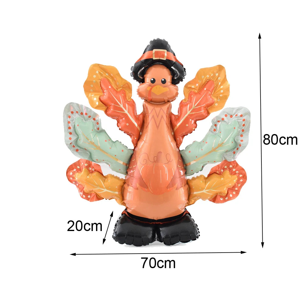 Kit 1 Balões Metalizados Espantalho 120cm Festa Junina Decoração