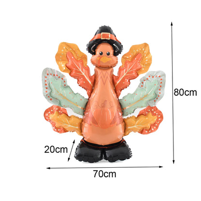 Kit 1 Balões Metalizados Espantalho 120cm Festa Junina Decoração