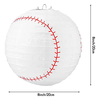 Bola basquete futebol esporte Lote 5 peças diâmetro 8 polegada 20cm papel decorativo