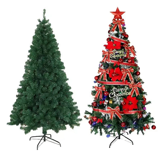 KIT Árvore de Natal 500 Galhos Pinheiro de Natal 150cm Verde