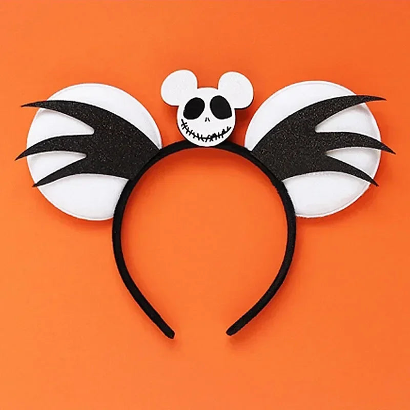 Tiaras Acessórios Disney Conjunto de 1 tiaras com orelhas rato para o Halloween, lantejoulas