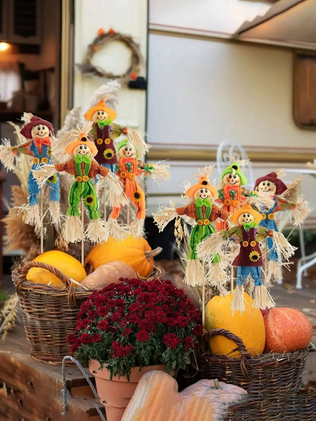 Mini Espantalho Boneco Espantalho Para Enfeite De Jardim De Festa Junina Boneco Festa