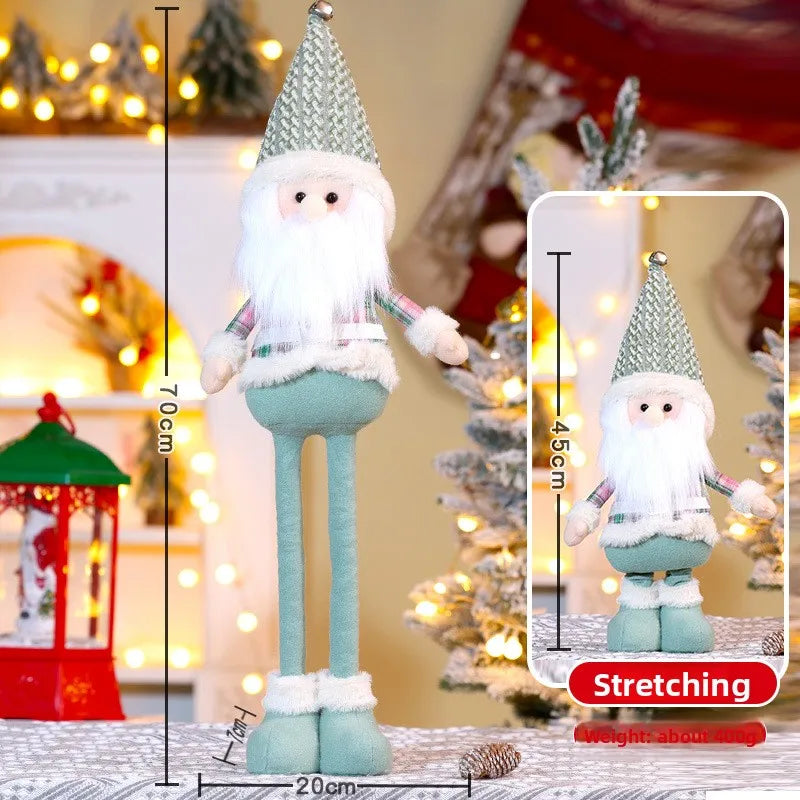 Kit decoração Natal personagens figuras de boneca de natal, brinquedo de papai Noel