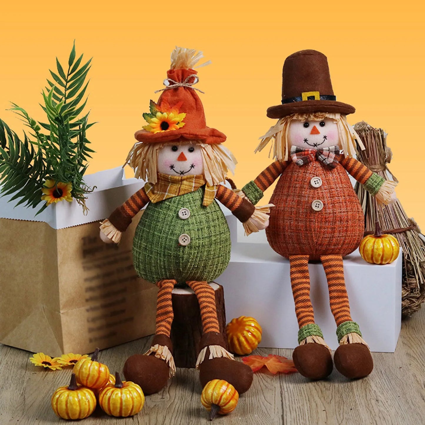 Kit 1 Espantalhos Festa Junina Decoração Mesa Arraiá 32cm*12.6 Pol.