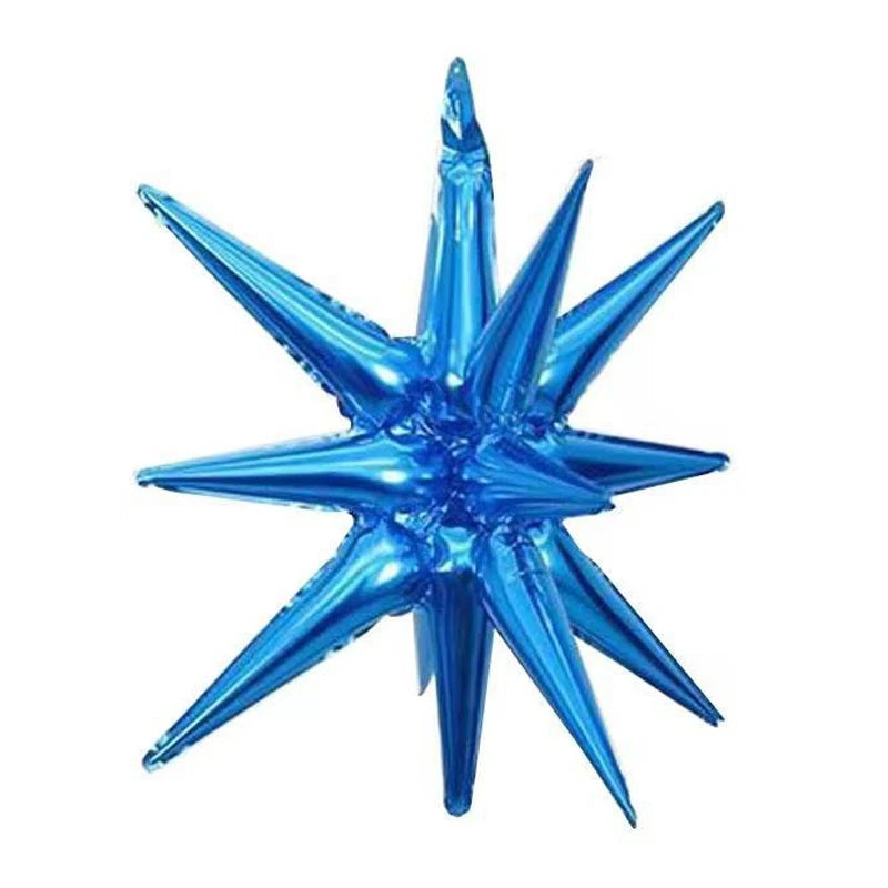 Kit 5 Balão Estrela 14 Pontas Grande 22 Polegadas 67cm. Balão Estrela
