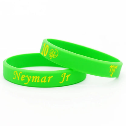 Pulseira de Copa do Mundo Pulseira esportiva silicone futebol futebol motivacional fitness