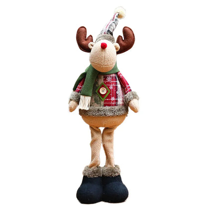 Boneco de Natal Kit Natal Trio Papai Noel Rena Decoração de Natal Boneco de Neve Chapéu