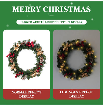 Guirlanda De Natal Enfeite De Guirlanda De Natal Decoração De Natal Decoração Pendurada