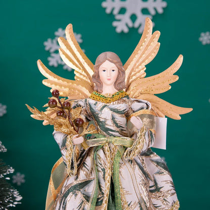 Anjo Enfeite Decoração De luxo Arvore de Natal 42 cm Arvore de Natal