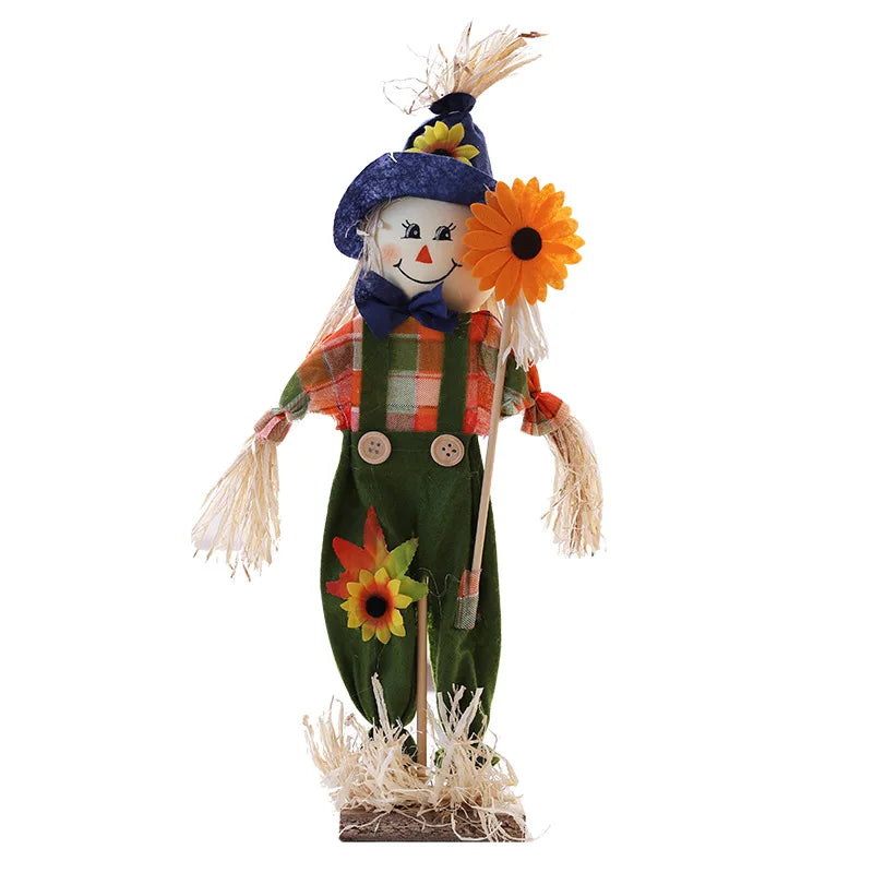 Kit Boneco Espantalho Decorativo para Festa Junina - Januário e Lindinha 40cm*20cm