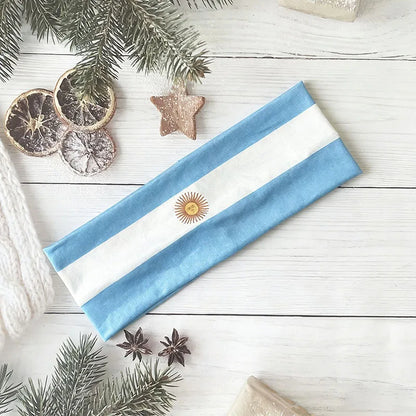 Faixas Cabelo Torcida Brasil Lenço Bandana Multiuso Brasil Copa do Mundo 24cm*9.45 Pol.
