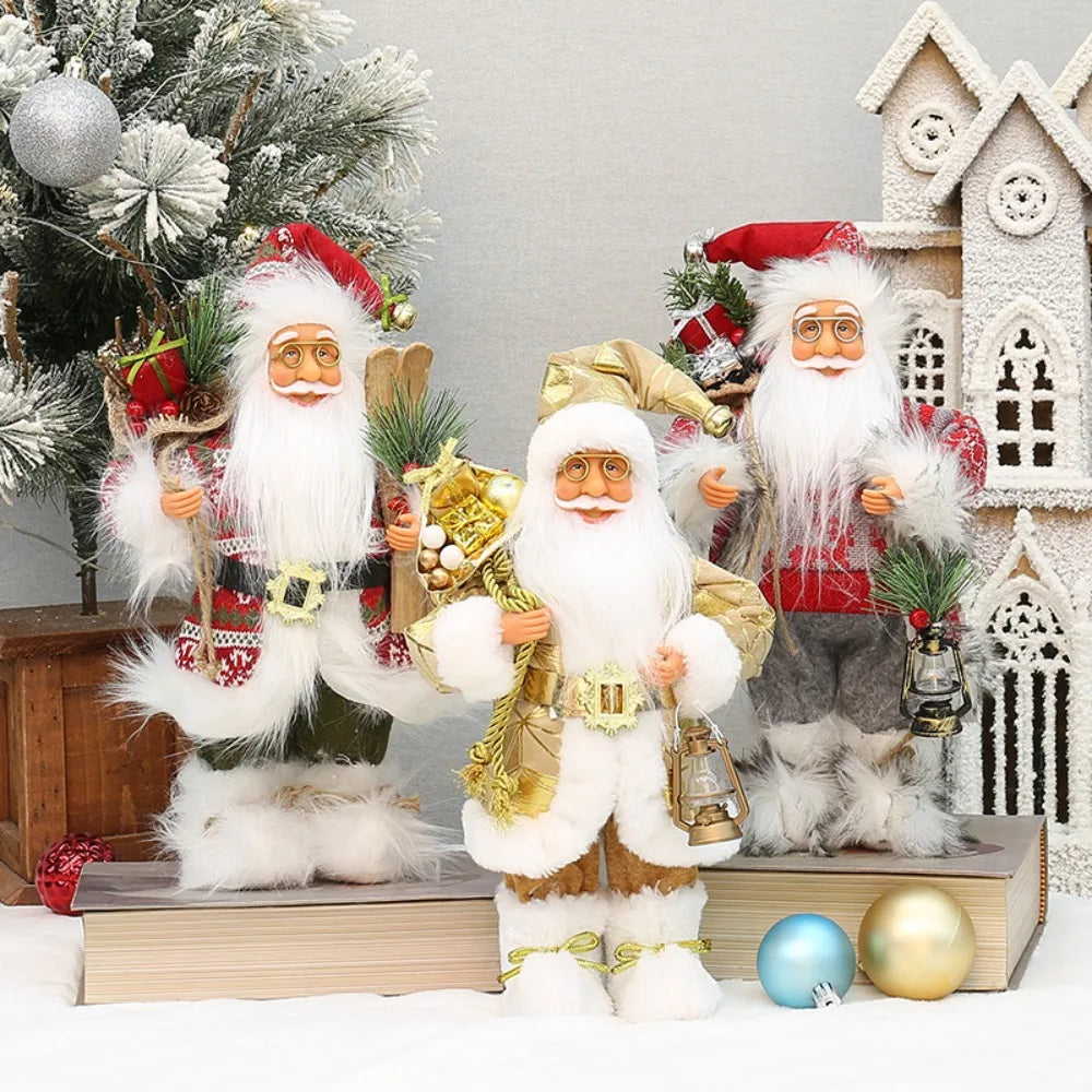 Boneco Papai Noel estatueta de papai Noel boneca de papai artesanato 30CM*18CM*10CM