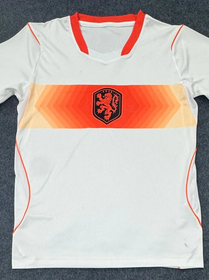 Camisa Holanda Holanda Laranja Futebol Fãs Esporte Retrô Vintage 3D