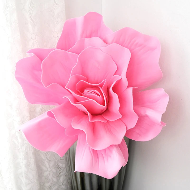 Decoração de flores de papel 3D de 40,6 cm para parede, flores de papel gigantes, flores