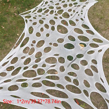 Decorações de teia de aranha para o dia das bruxas ao ar livre – Decoração de teia aranha