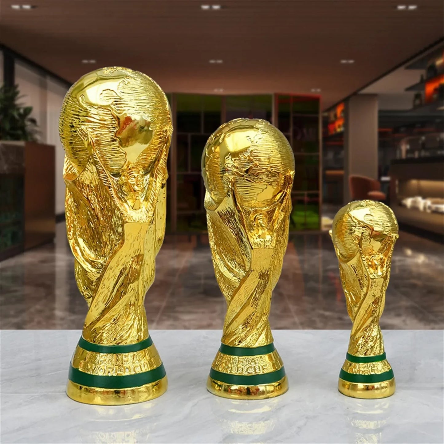 Réplica do troféu da Copa do Mundo, réplica da Copa do Mundo, colecionáveis de futebol