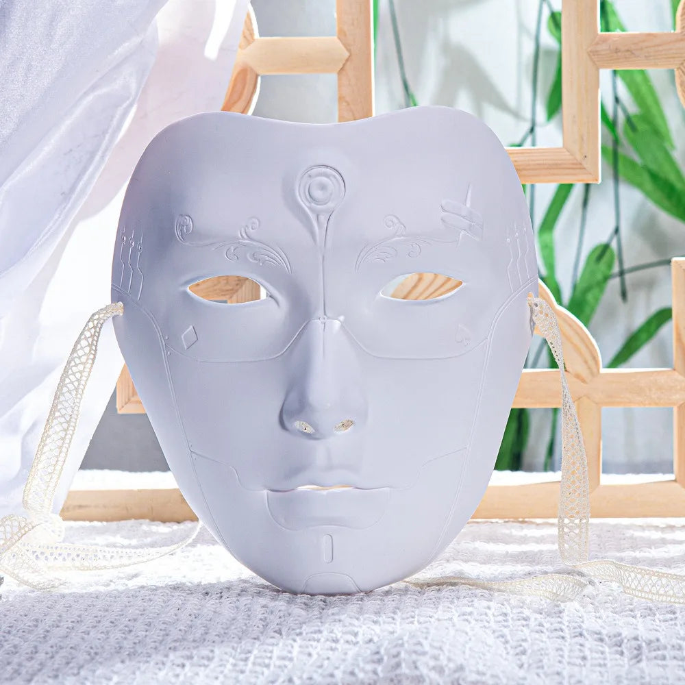 Máscara Facial Estilo com Temática de Cartas de Baralho, Máscara de Cosplay Estilo Mecânico/Veneza Antigo