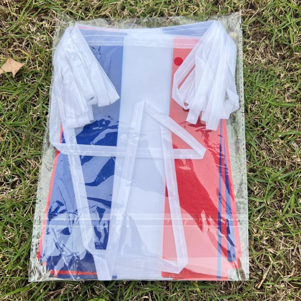 Bandeira holandesa de 6 metros 20 bandeiras 9" x 6" - bandeiras holandesas 14 x 21 cm