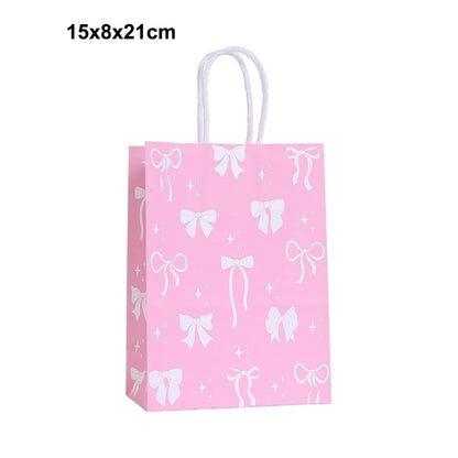 Sacolas Rosa Dia das Mães Pacote com 12 caixas de lembrancinhas de festa rosa, sacos