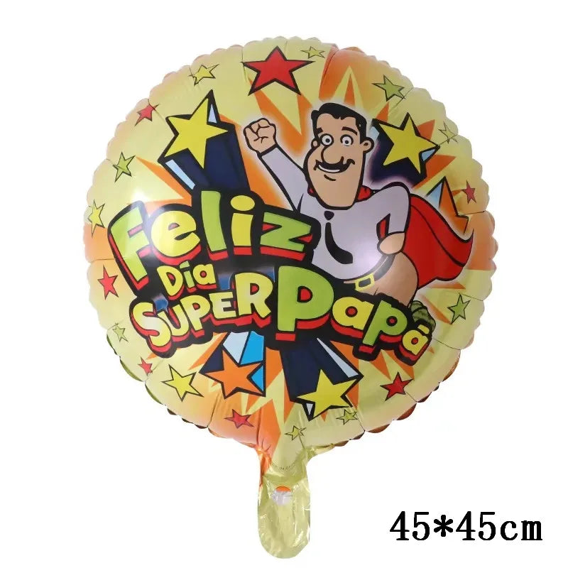Melhores balões Dia das Mães para o pai, balões para o dia dos pais, balões papel alumínio
